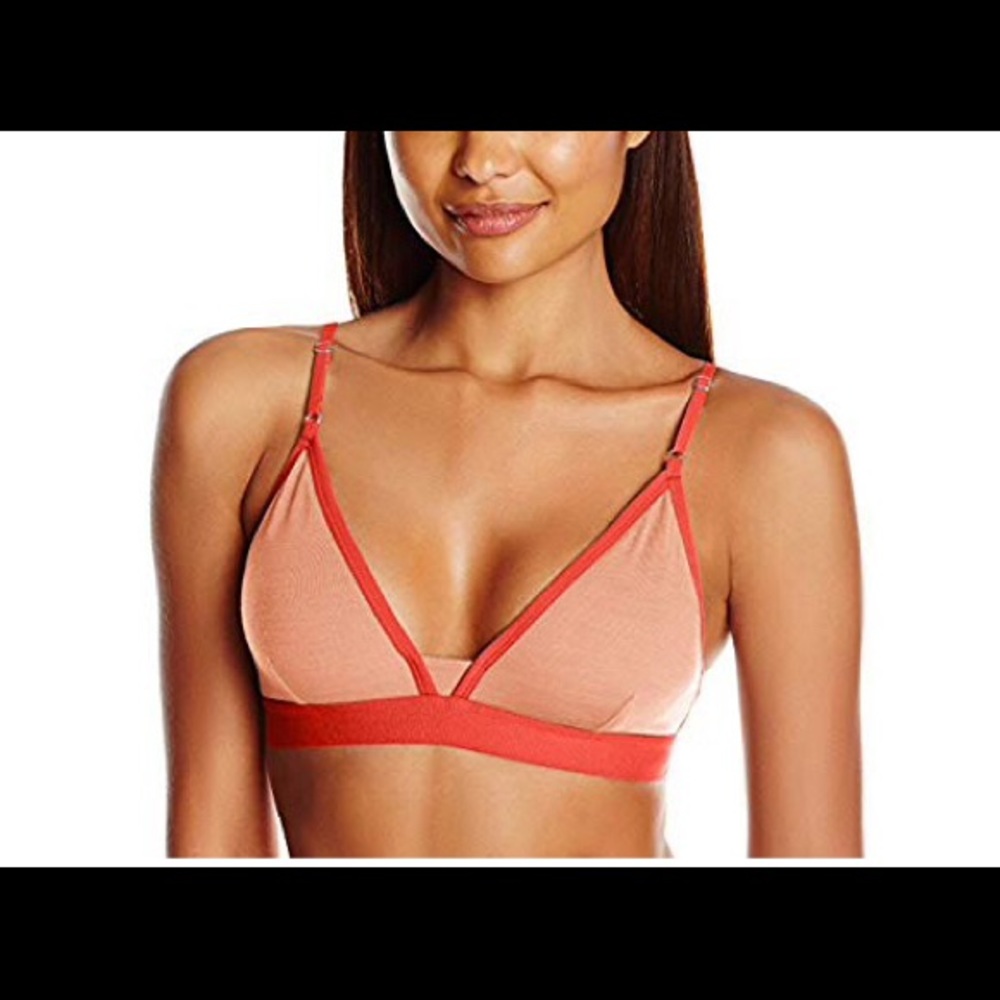 Icebreaker merino siren bra - sorbet/poppy, size S